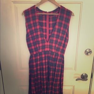Vintage plaid jumper